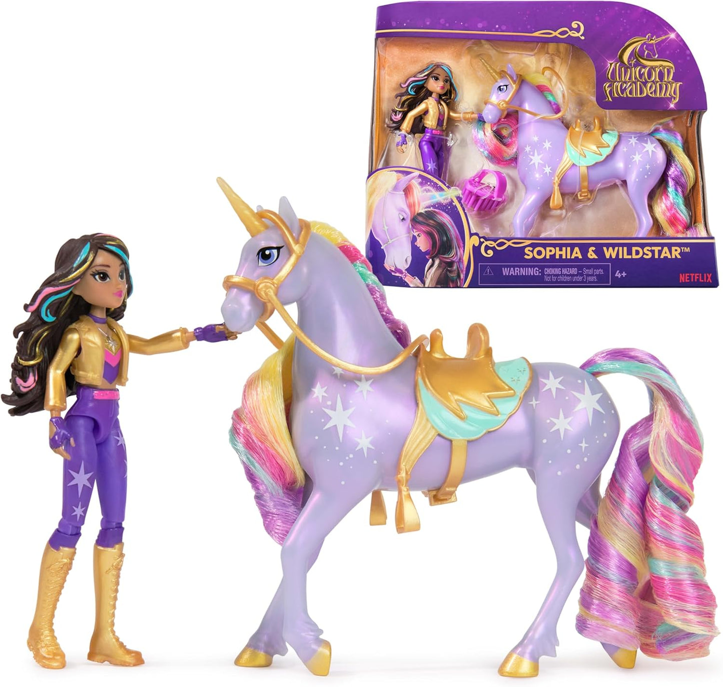 Spielset Sophia & Wildstar, Sophia und Einhorn Wildstar