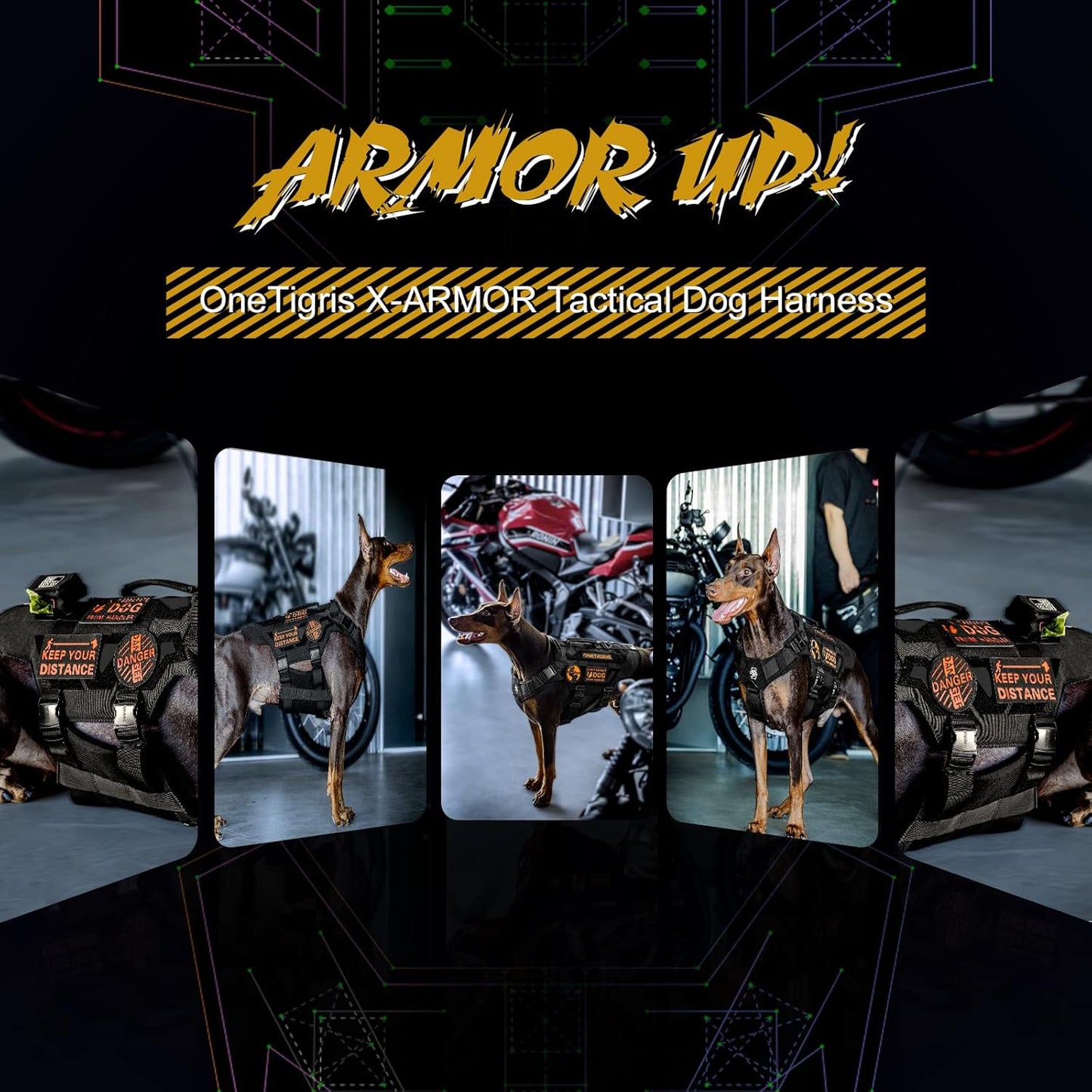 X Armor Hundegeschirr, L