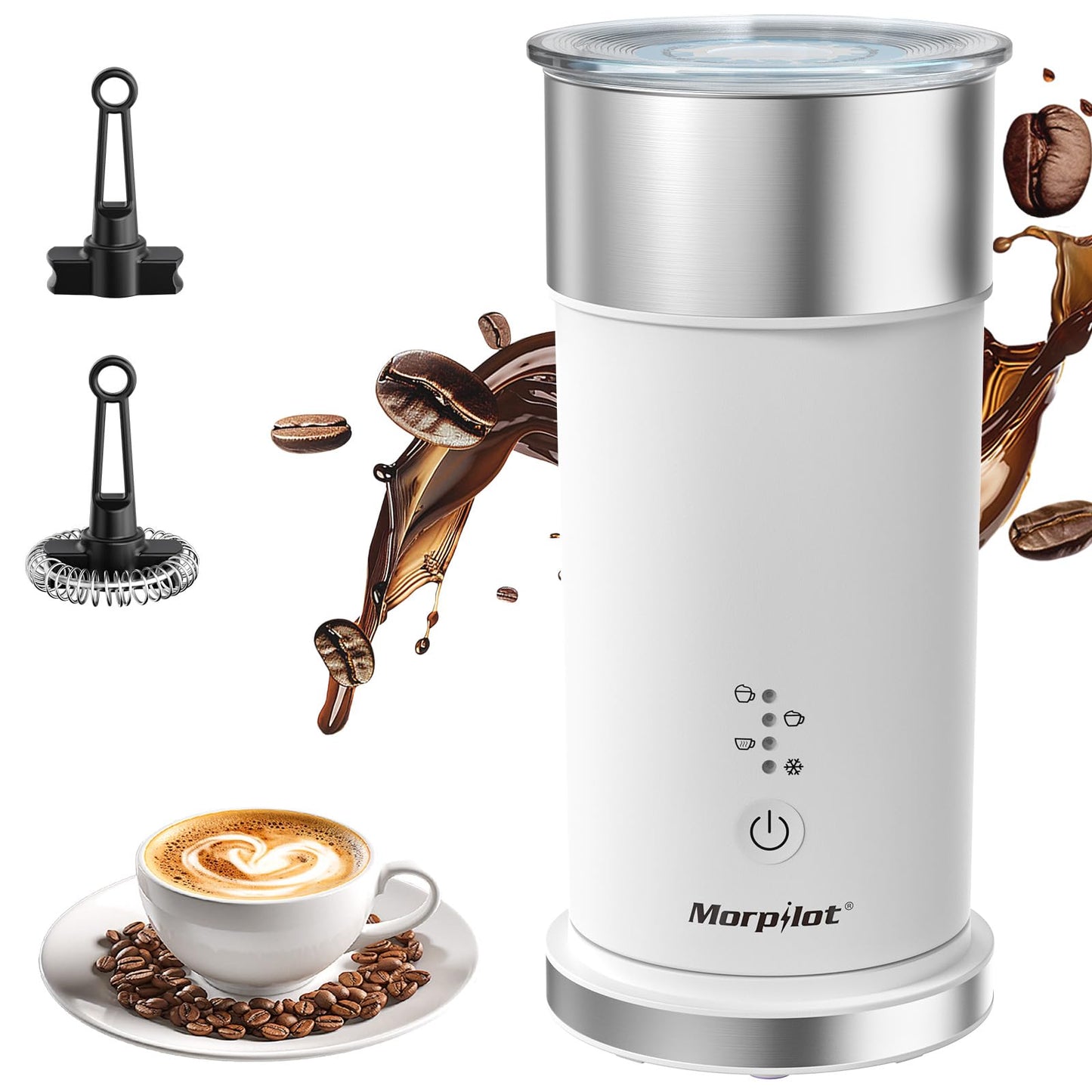 4-in-1-Milchaufschäumer MMF-827, 115ML Weiss