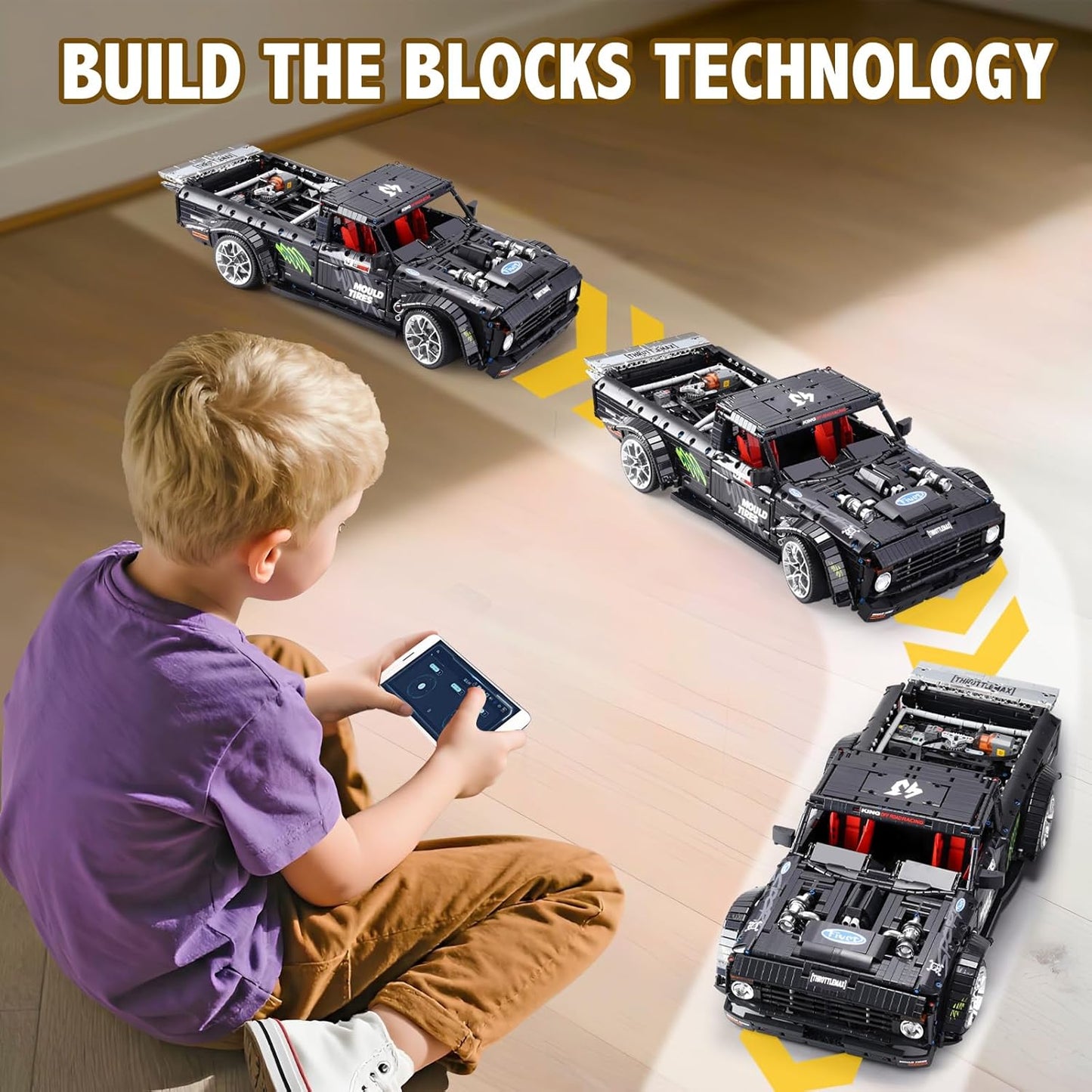 Technik Supercar Modellbausatz, Pickup-Truck