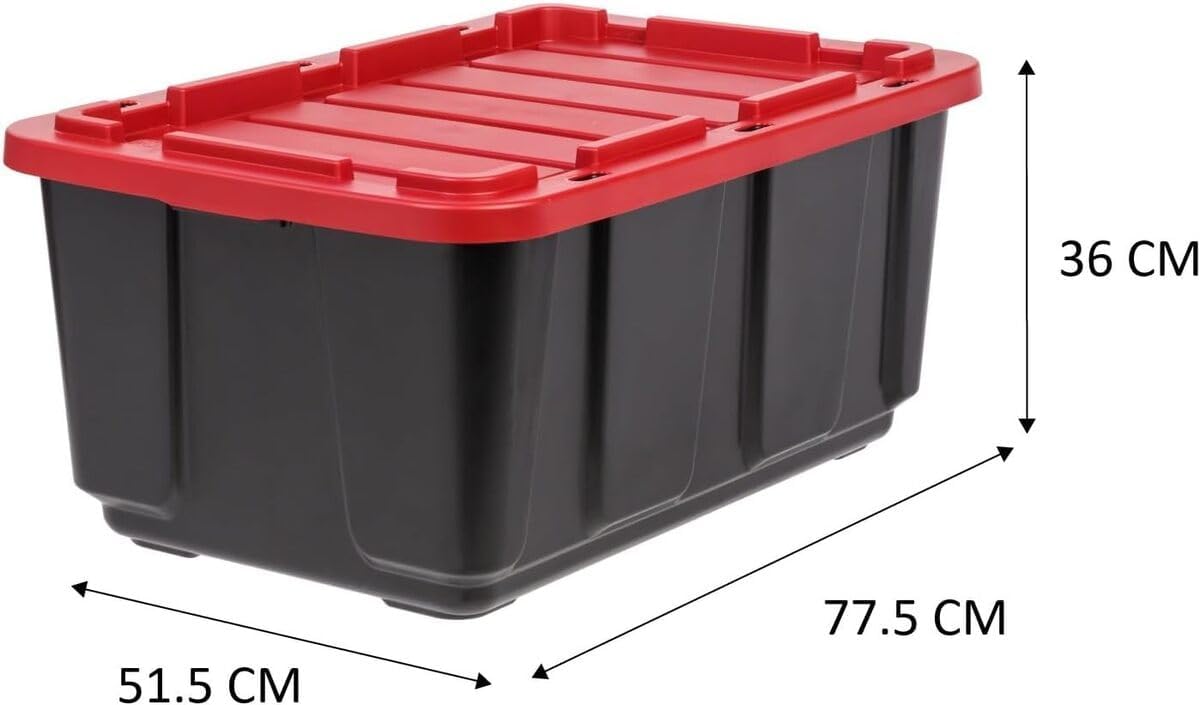 Heavy Duty Organisation Boxen 100L (3er-Set), 100L