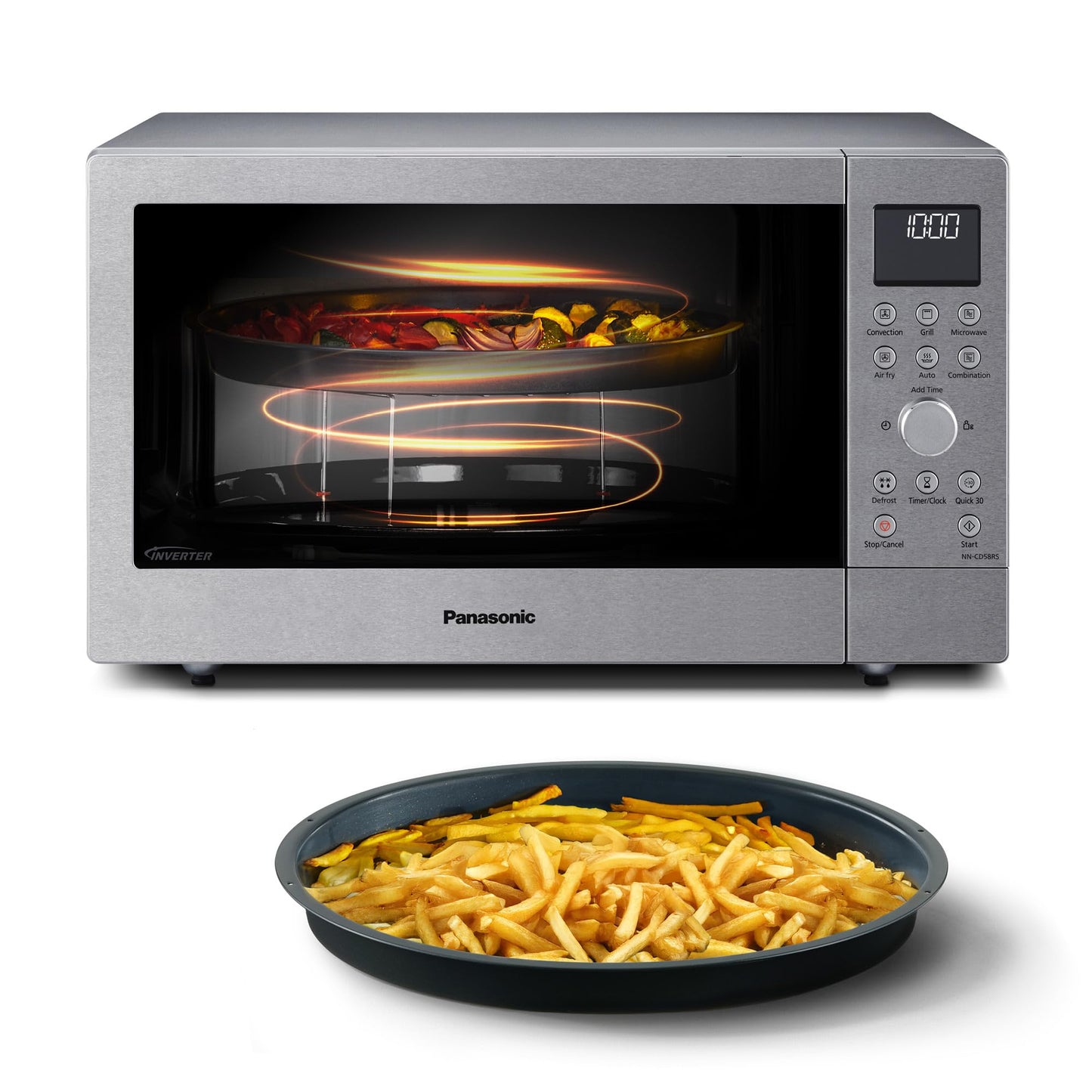 Kombi-Mikrowelle mit Airfryer-Funktion