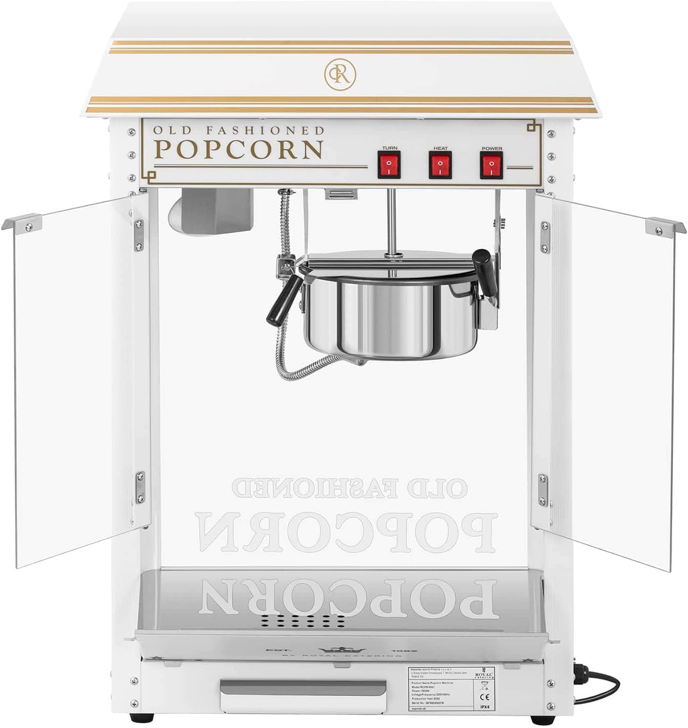 RCPS-WG1 Retro Popcornmaschine