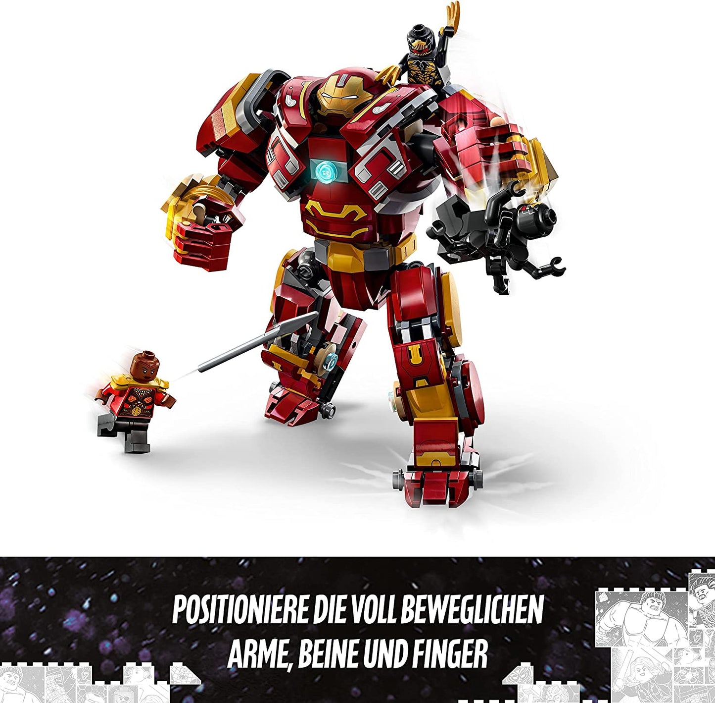 76247 Marvel Hulkbuster: Der Kampf von Wakanda, Konstruktionsspielzeug, Single