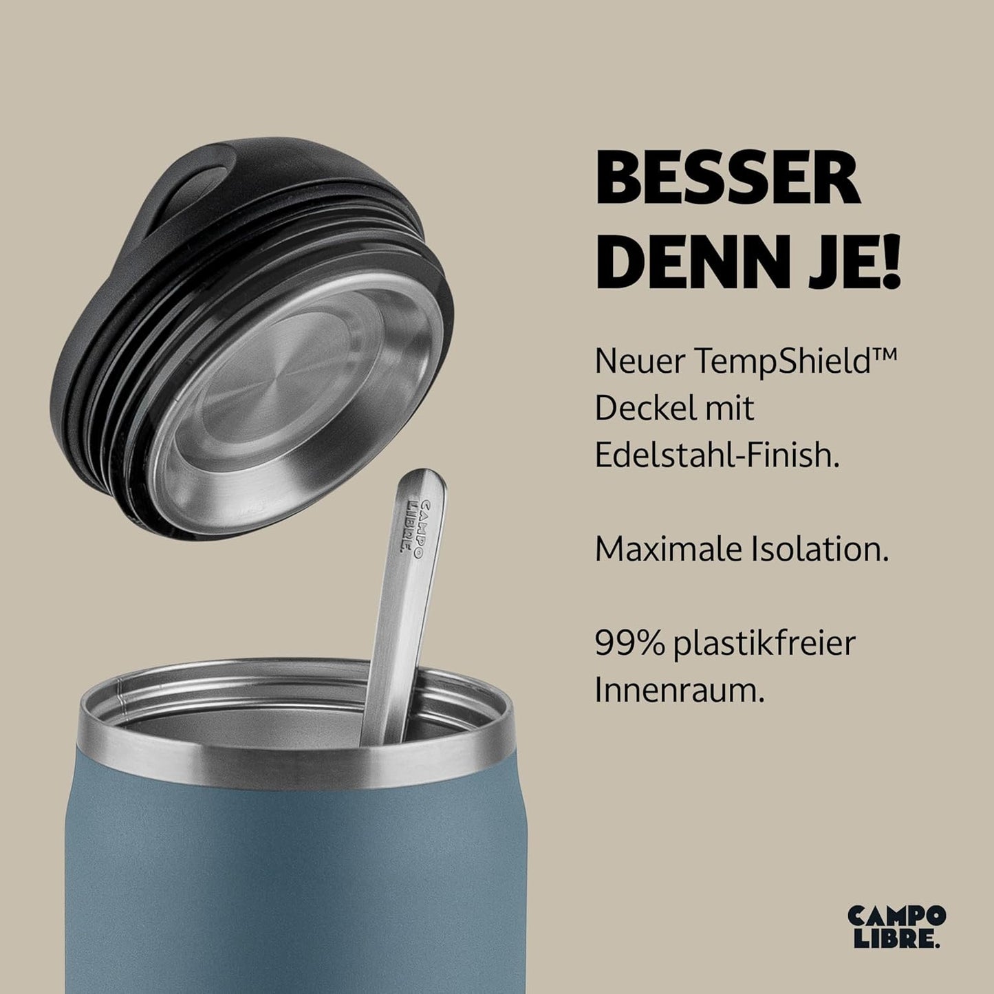 Thermobehälter Lotta, 600ml Neptune Blue