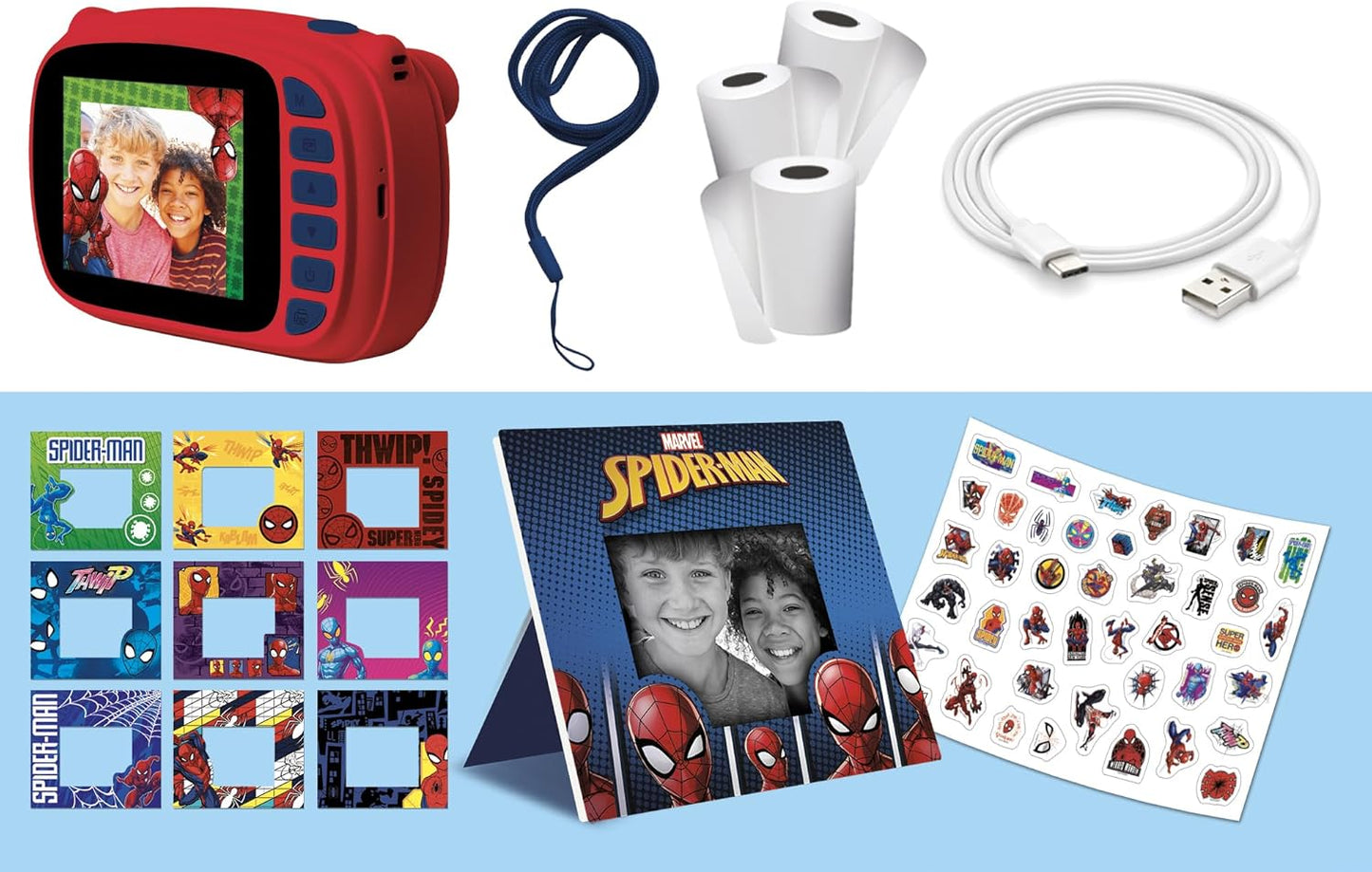Sofortbildkamera Spider-Man für Kinder, Spider-man Print Cam