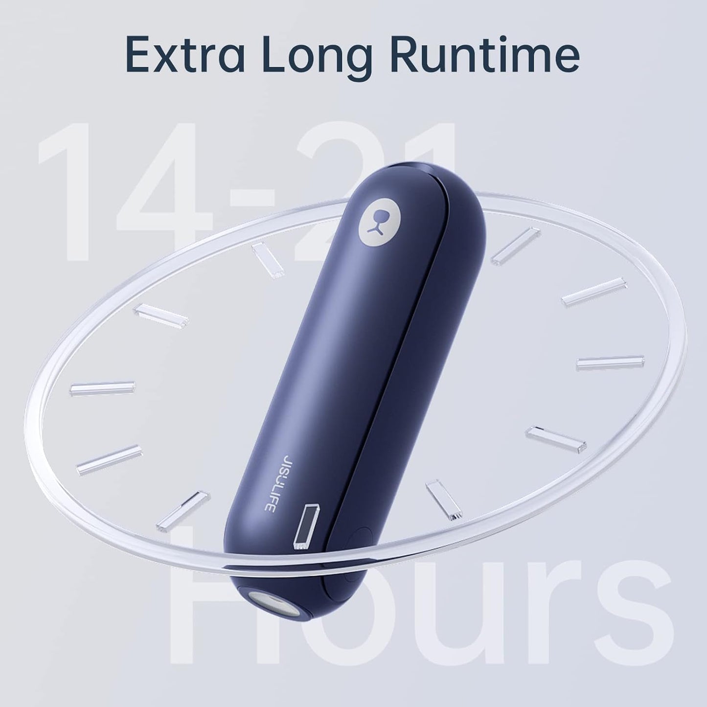 Mini-USB-Handventilator mit Licht, Blau