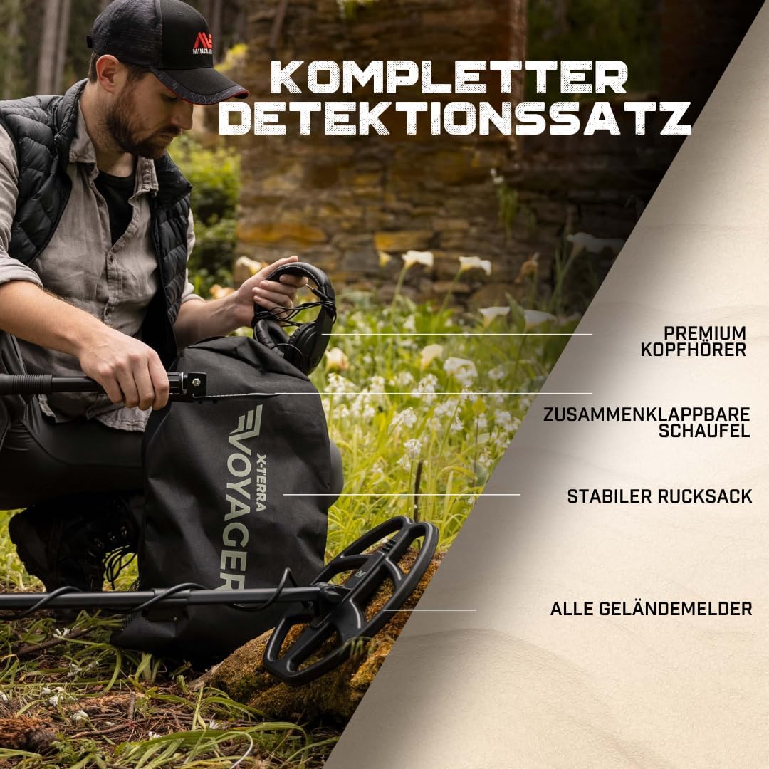 X-Terra Voyager Metalldetektor-Set für Erwachsene & Kinder, 1. X-Terra Voyager