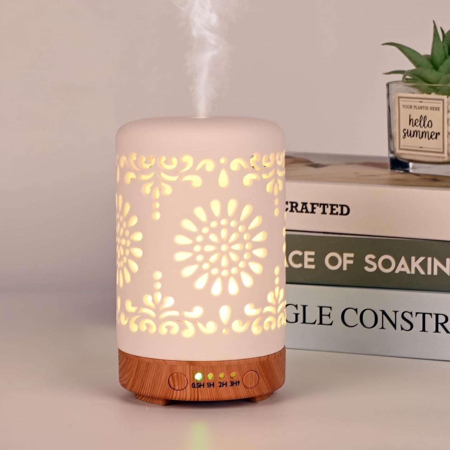 Aroma Ultraschall-Diffusor, 100ml Weiß
