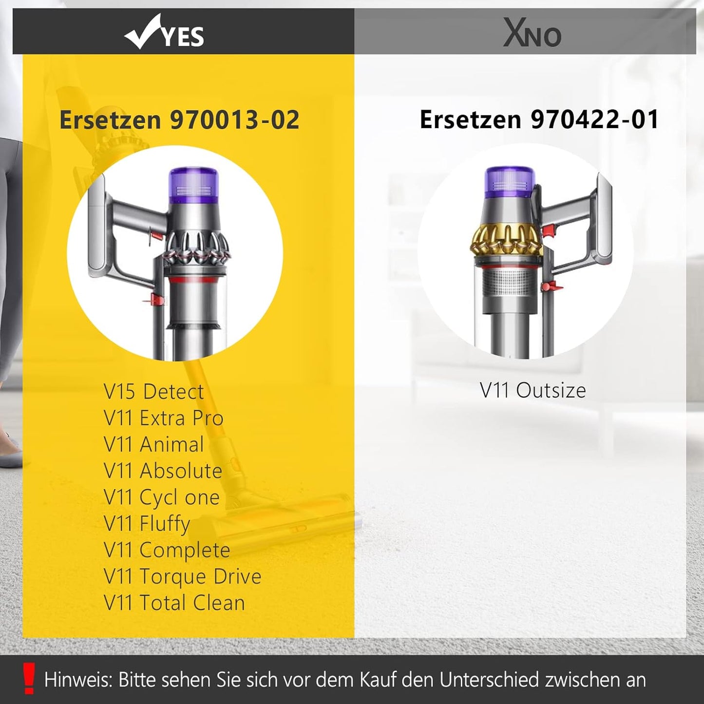 Ersatzfilter für Dyson V11, Filter v11/v15