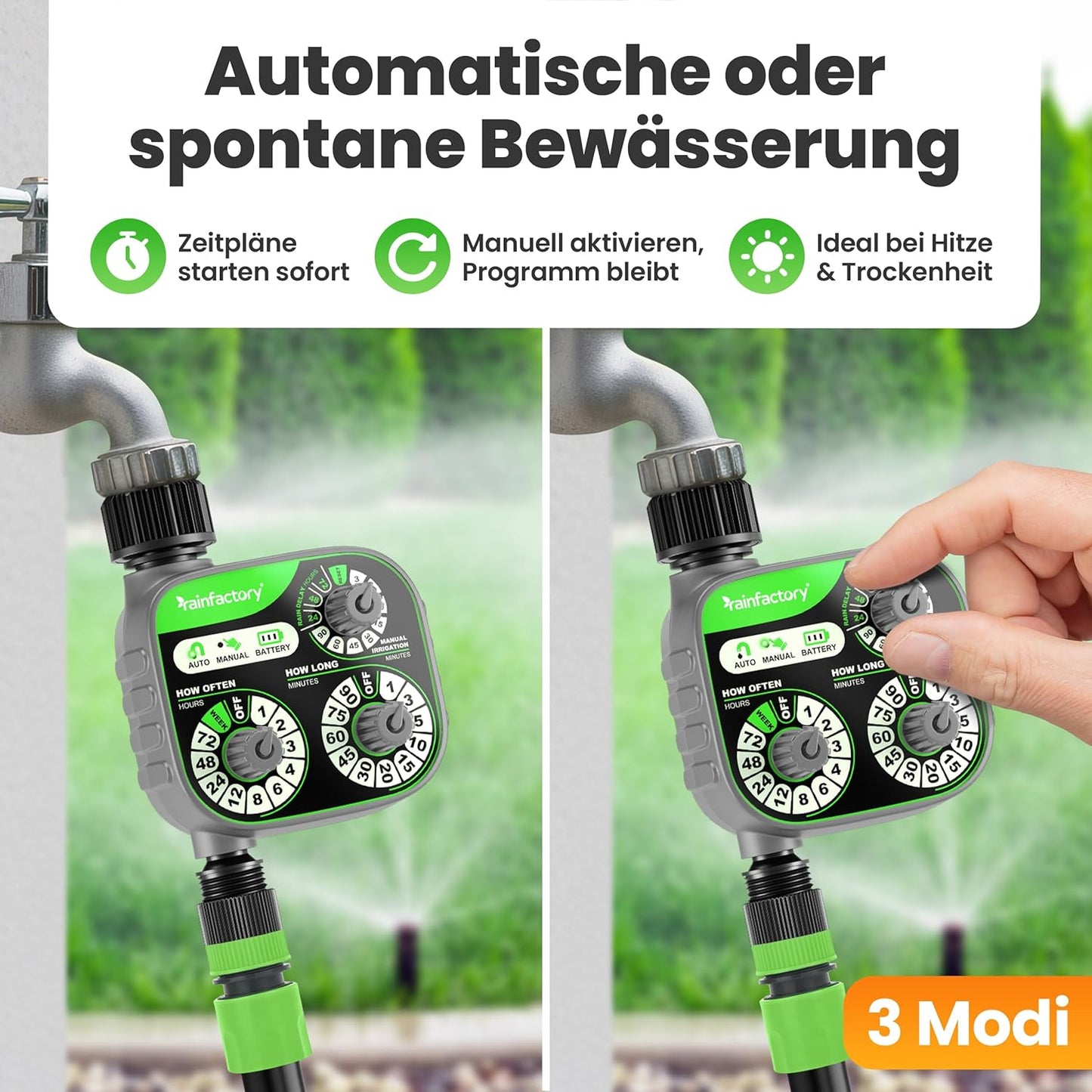 Bewässerungscomputer mit Regenverzögerung