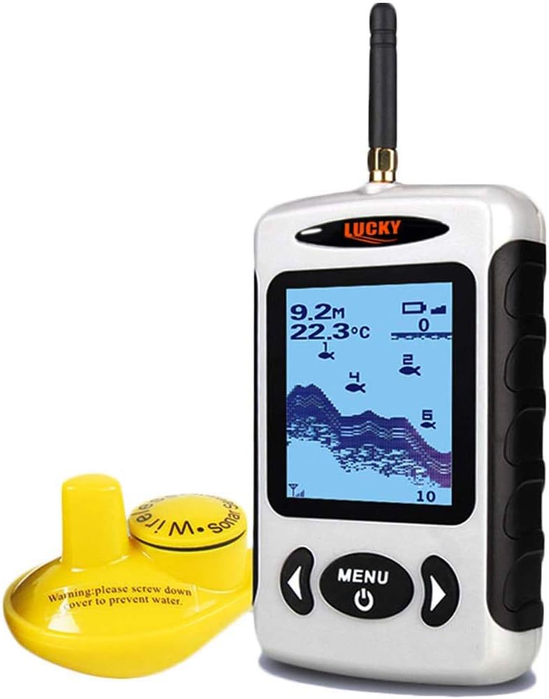 Drahtloser Sonar-Fischfinder mit LCD-Tiefenmesser