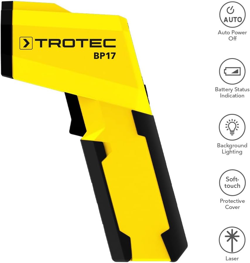 Infrarot Thermometer BP17 mit Taupunkt-Erkennung, -50°C / +380°C