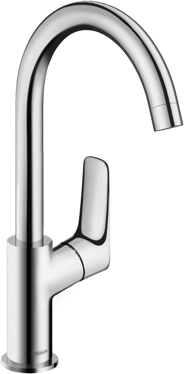 Waschtischarmatur Logis E, Chrom Auslaufhöhe 210mm mit Schwenkauslauf / ohne Ablauf