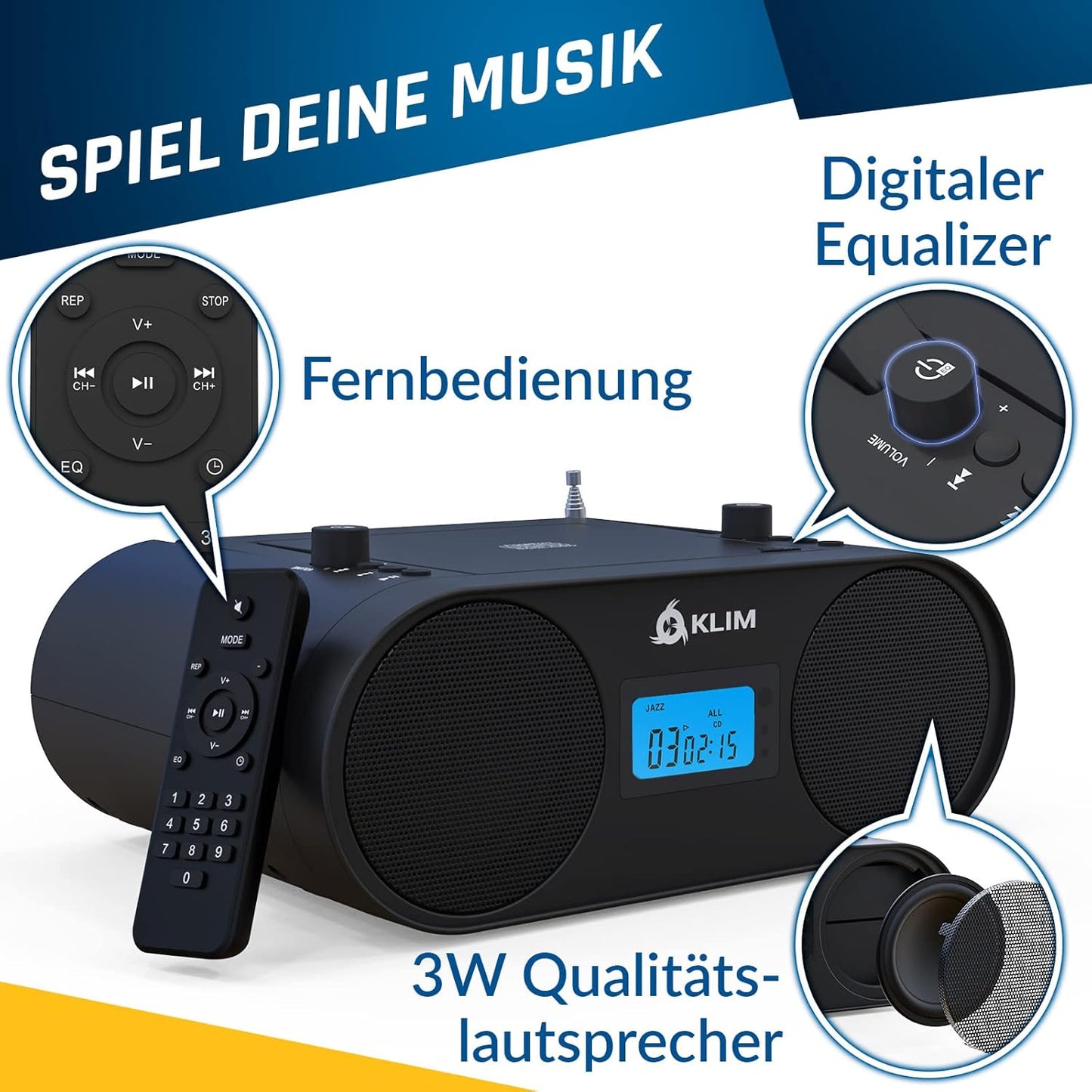 Boombox B4, B4 Schwarz