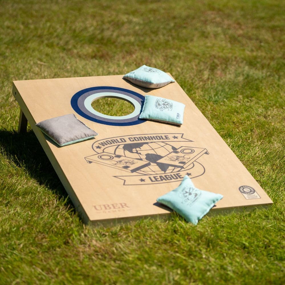 Cornhole Turnier-Doppelbrett-Set mit Tasche, Brett & Tasche