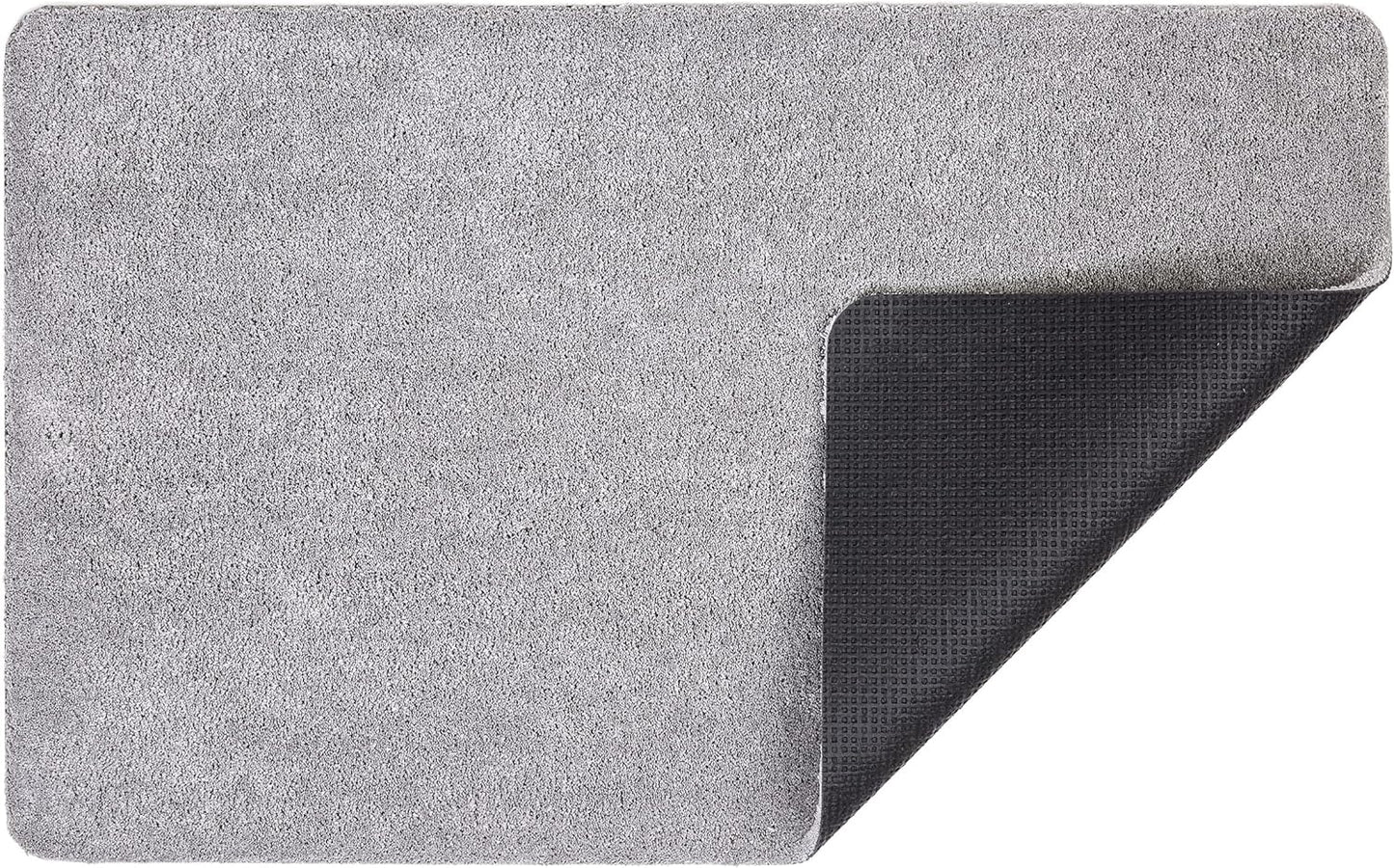 Rutschfeste Schmutzfangmatte waschbar 50x80 cm, 50 x 80 cm Hellgrau