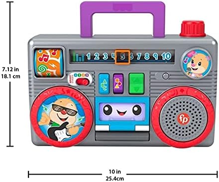 Retro-inspiriertes Lernspielzeug Boombox GYC18, Englisch