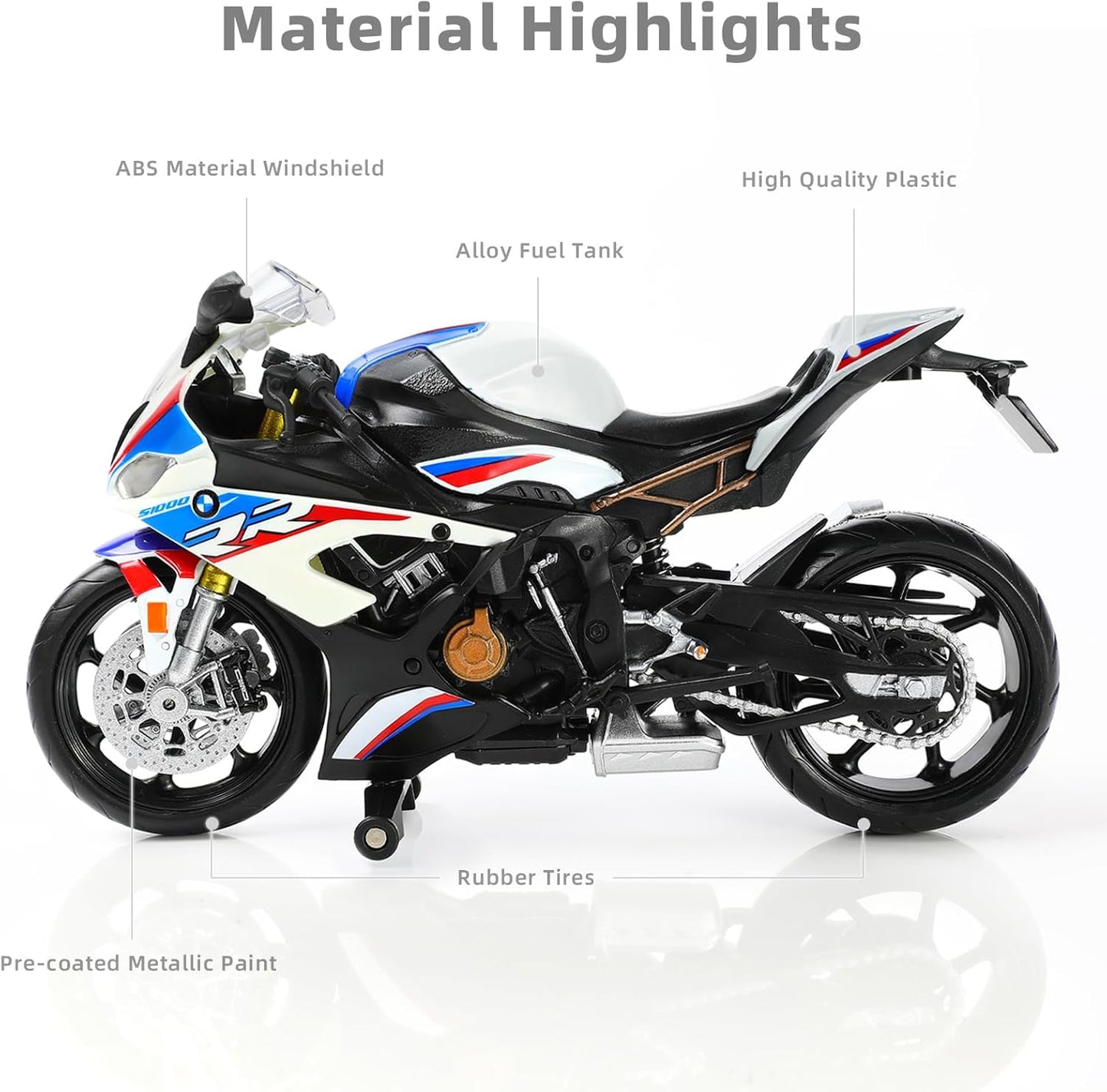 S1000RR Modellmotorrad, 3.weiss