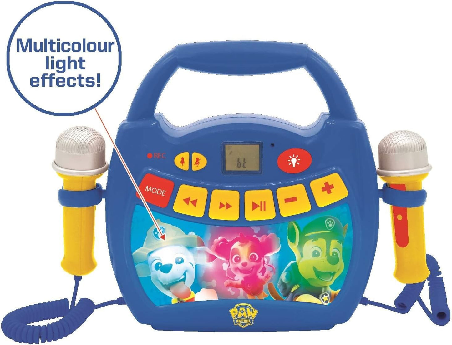 Paw Patrol Kinder-Karaoke-Player mit Mikrofonen, Paw Patrol