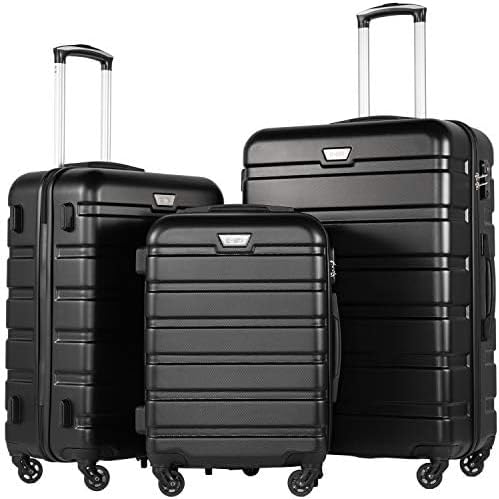 3-teiliges Hartschalenkoffer Set, Mondnacht Schwarz / Koffer-Set
