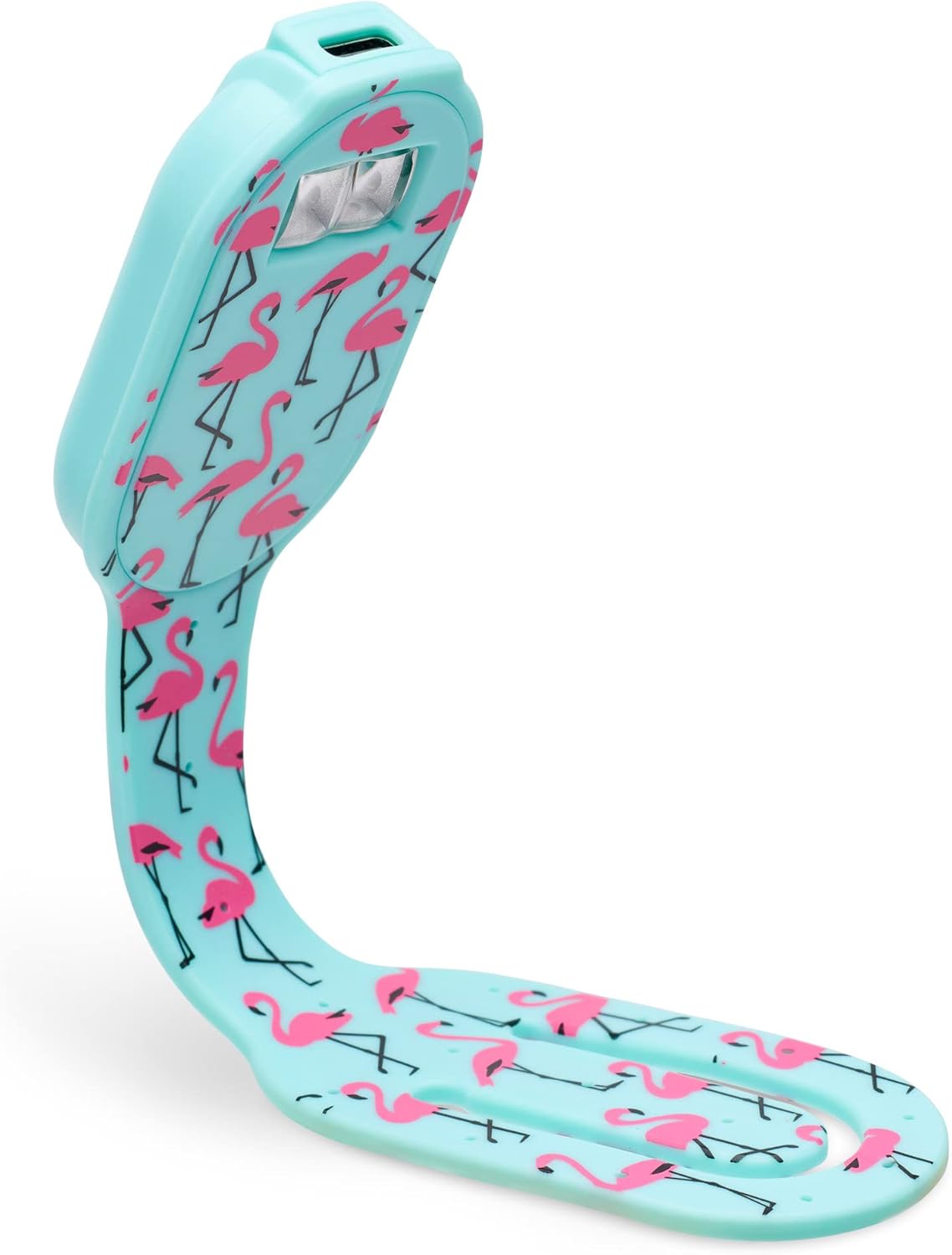 Clip-On-Leselampe & Lesezeichen, Flamingo