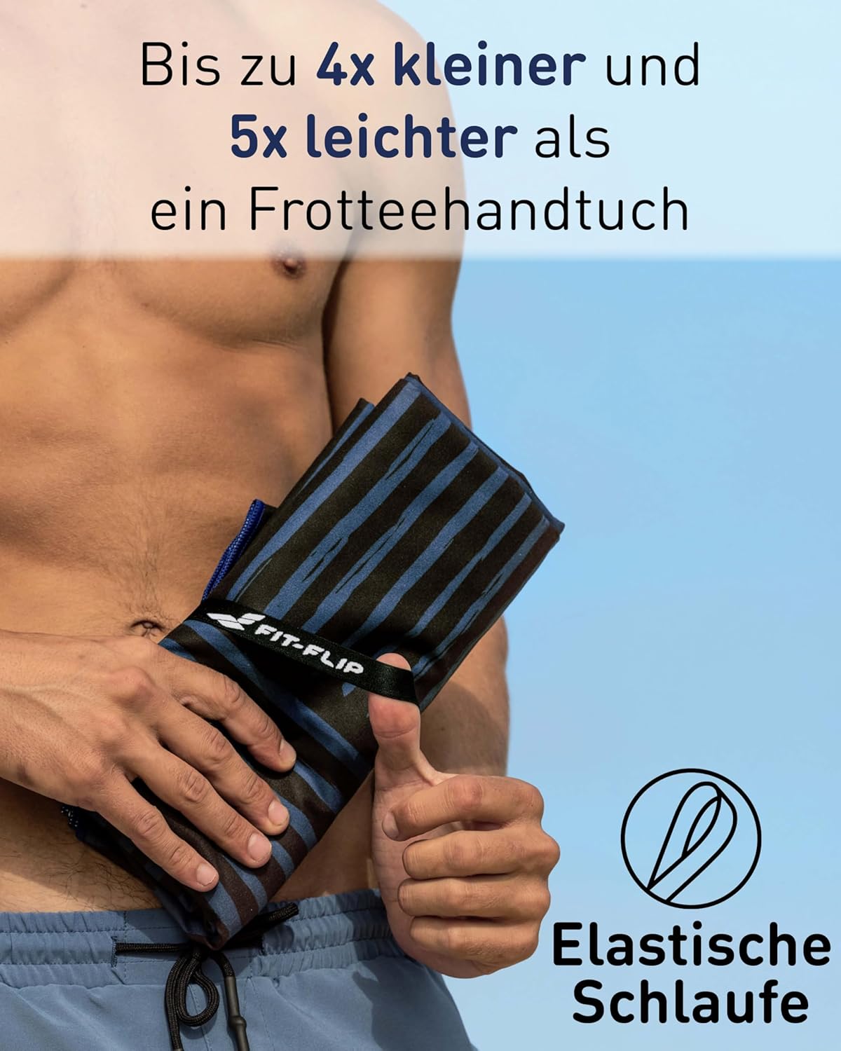 XXL-Mikrofaser-Strandtuch, 200cm x 90cm 17 Stairs