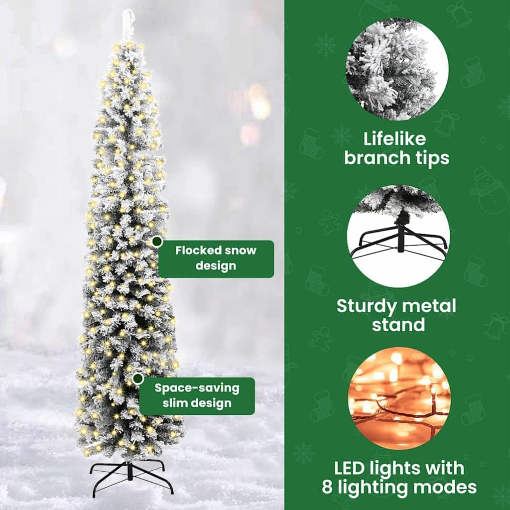 Künstlicher Weihnachtsbaum mit LED-Beleuchtung