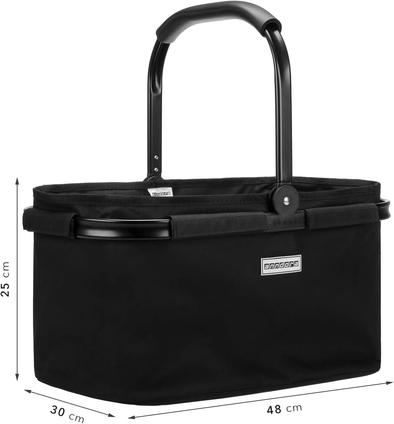 Einkaufskorb 13027, Schwarz