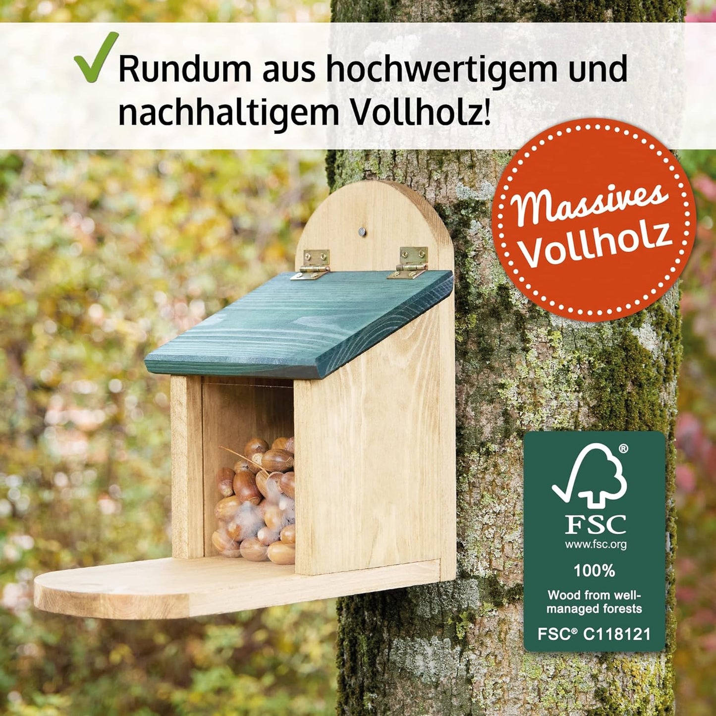 Futterhaus Eichhörnchen