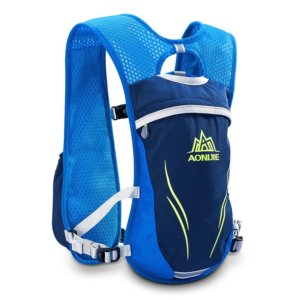 Trinkrucksack für Outdoor-Sport & Trailrunning, blau (ohne zwei flaschen)