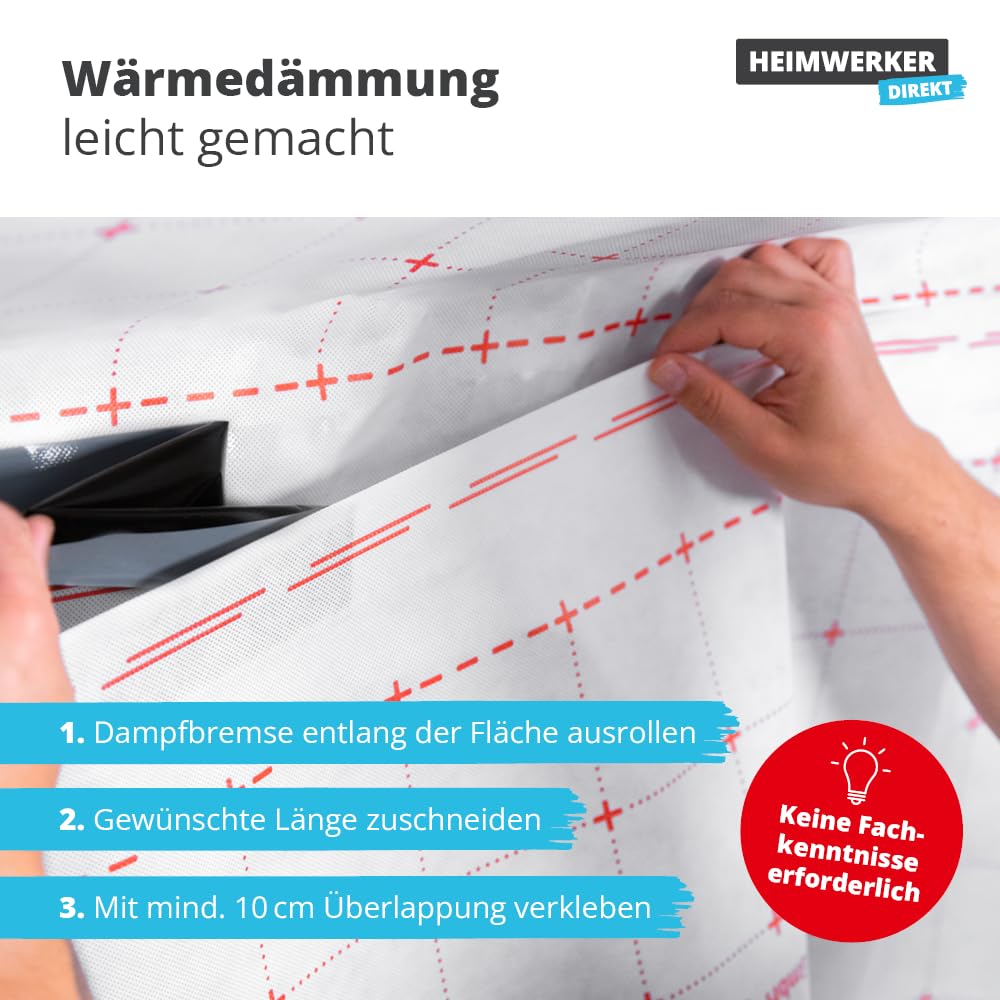 Dampfbremse/Dampfsperre 1,5 x 50 m, 1