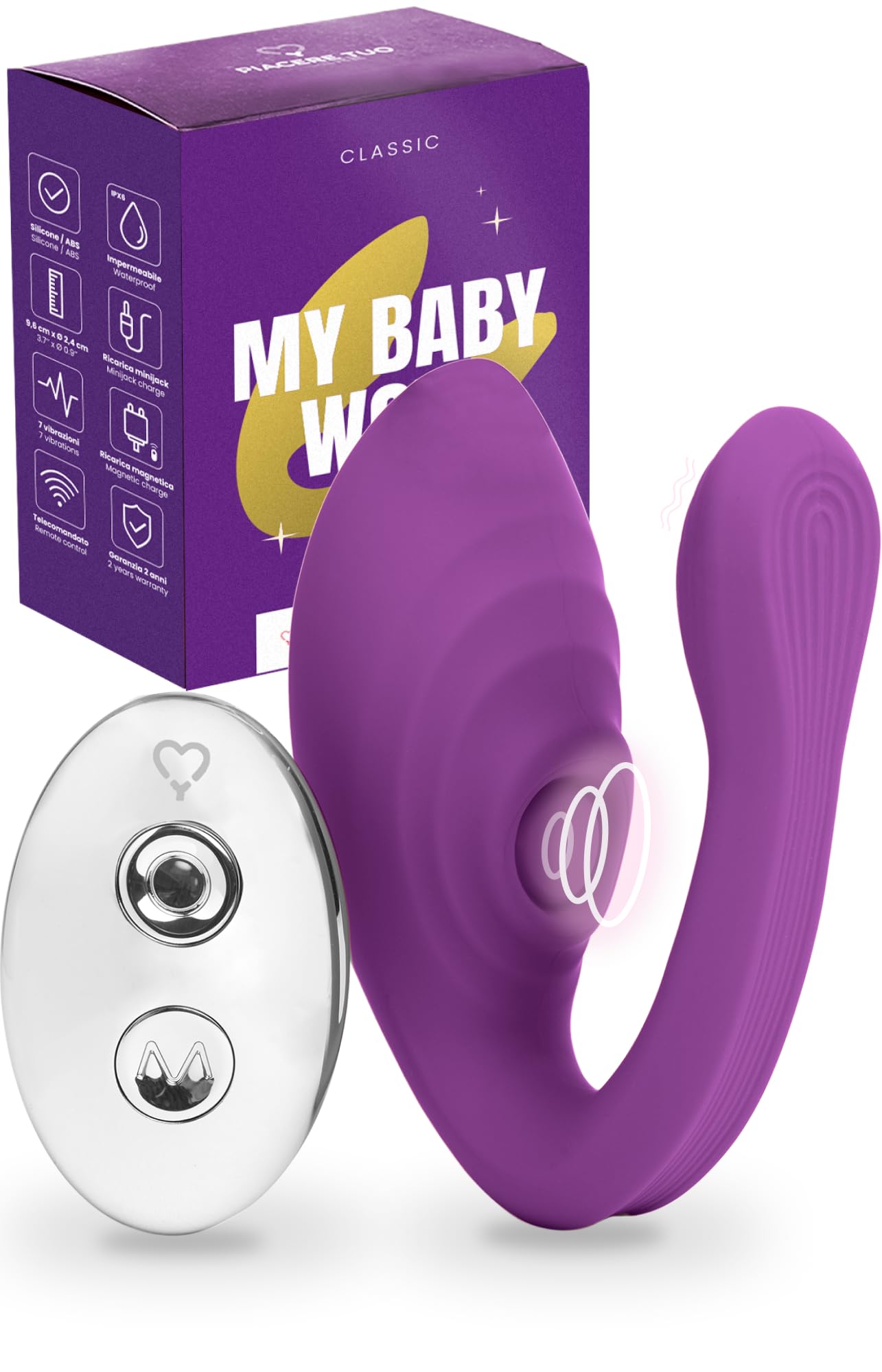 Vibrator mit Fernbedienung & 7 Modi