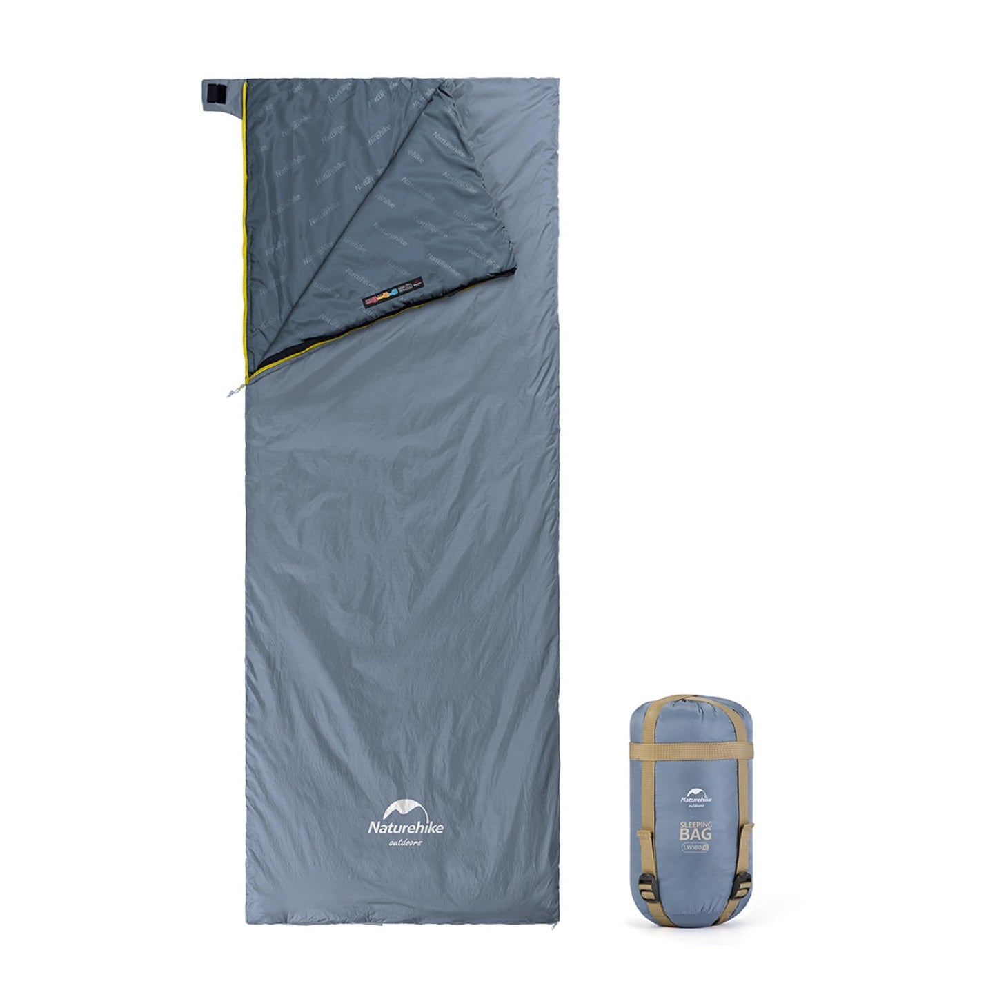 Ultraleichter Schlafsack, Blau-XL