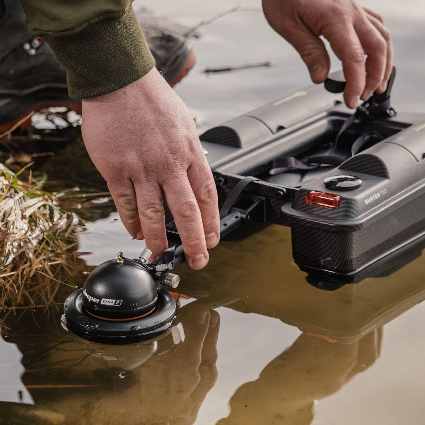 Sonar Halterung für RC Boote