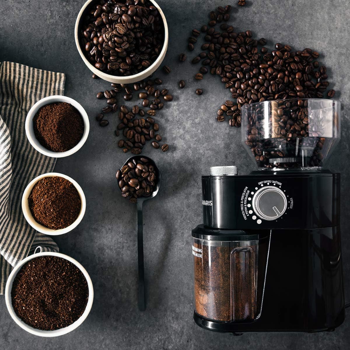 Elektrische Kaffeemühle, Schwarz
