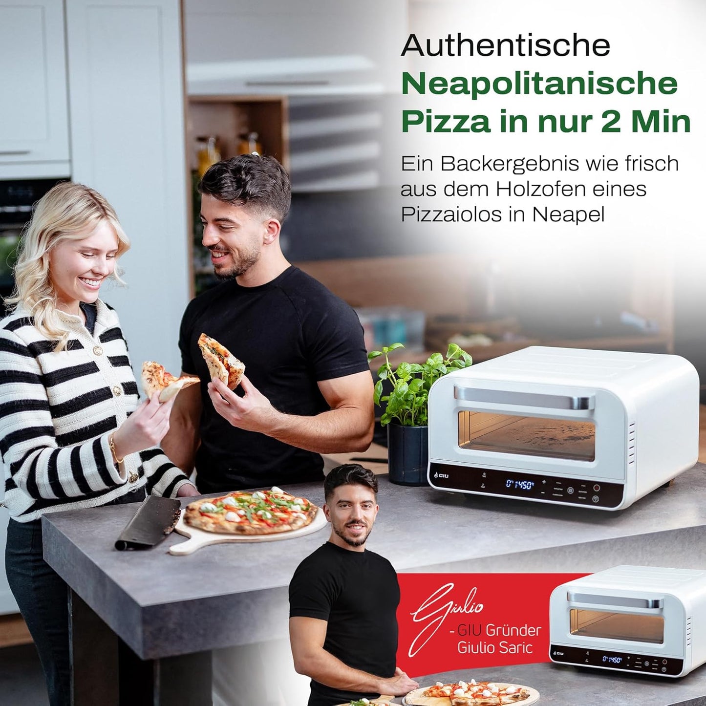 Elektrischer Pizzaofen, Bianco