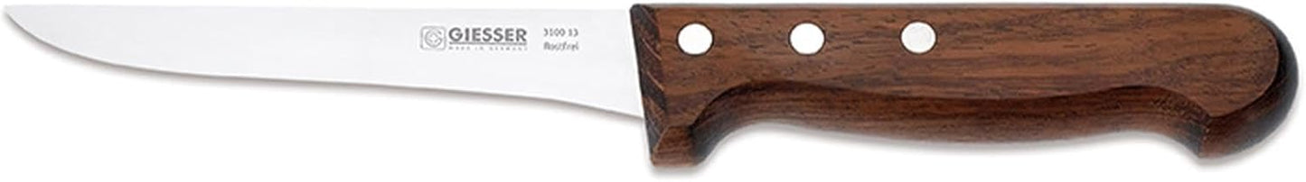 Ausbeinmesser mit rutschfestem Holzgriff (13 cm), Kotibe 13 cm Ausbeinmesser
