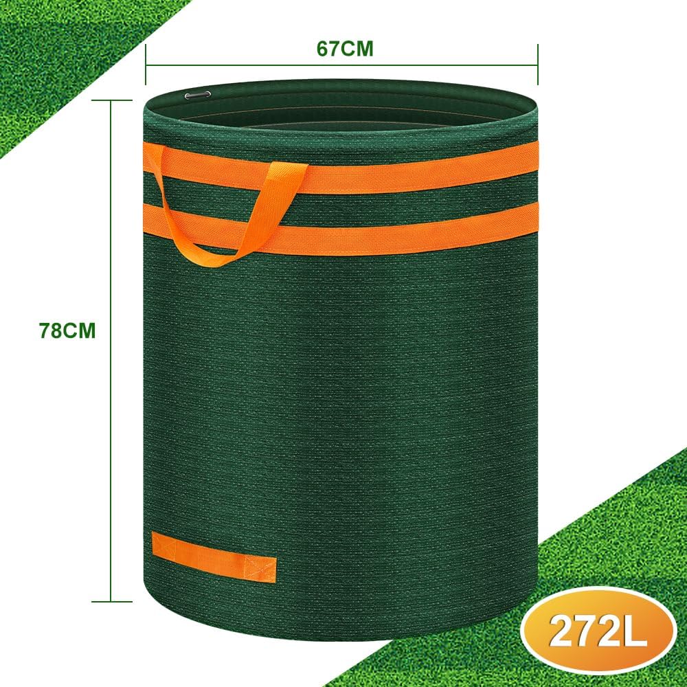3-teiliges Gartensack-Set, 272L