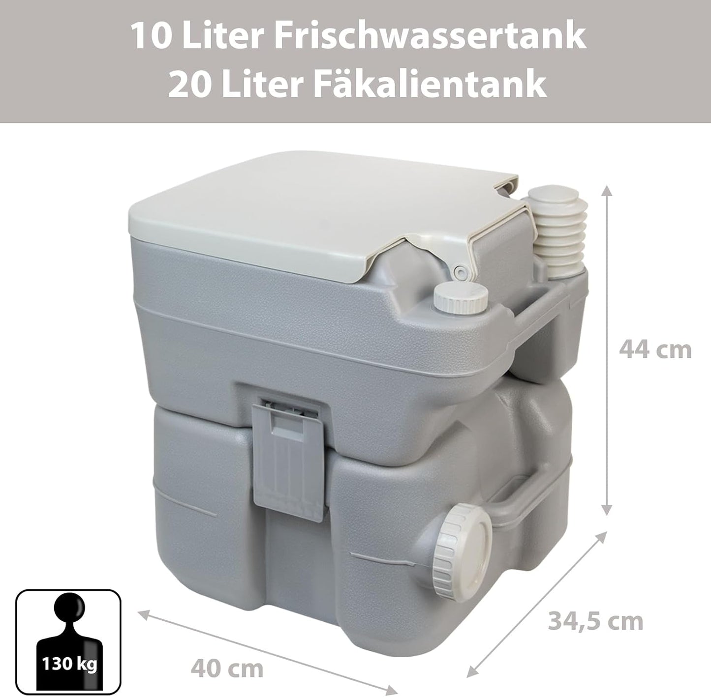 Tragbare Campingtoilette