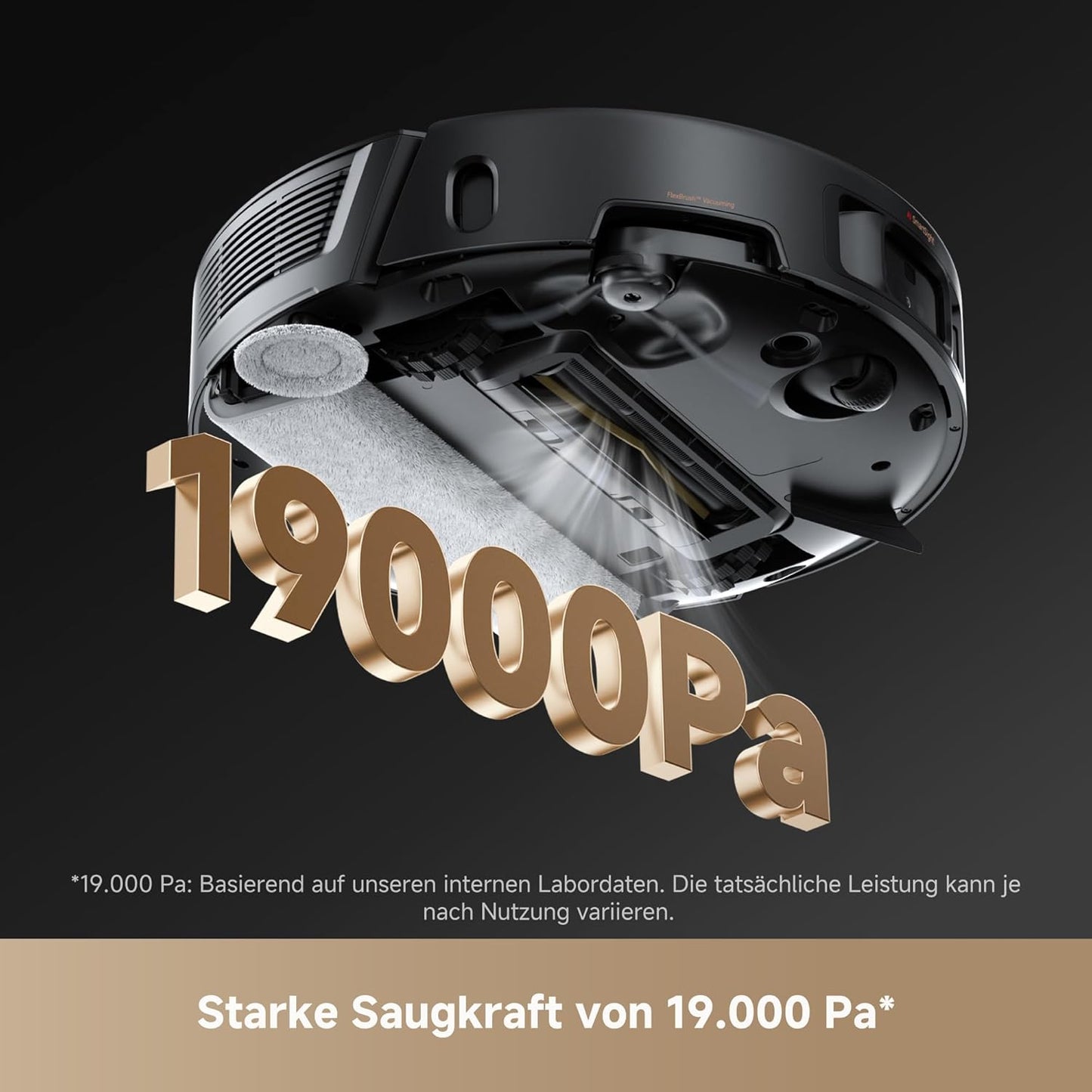Z50 Ultra Saugroboter mit Wischfunktion & Hindernisvermeidung, Z50 Ultra Black