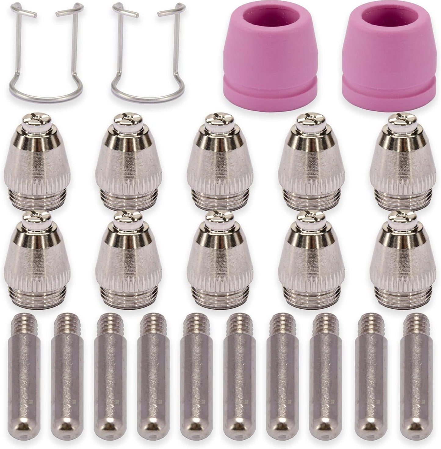 24-teiliges Verbrauchsmaterial-Set für Plasmaschneider, 0.8MM 24PCS