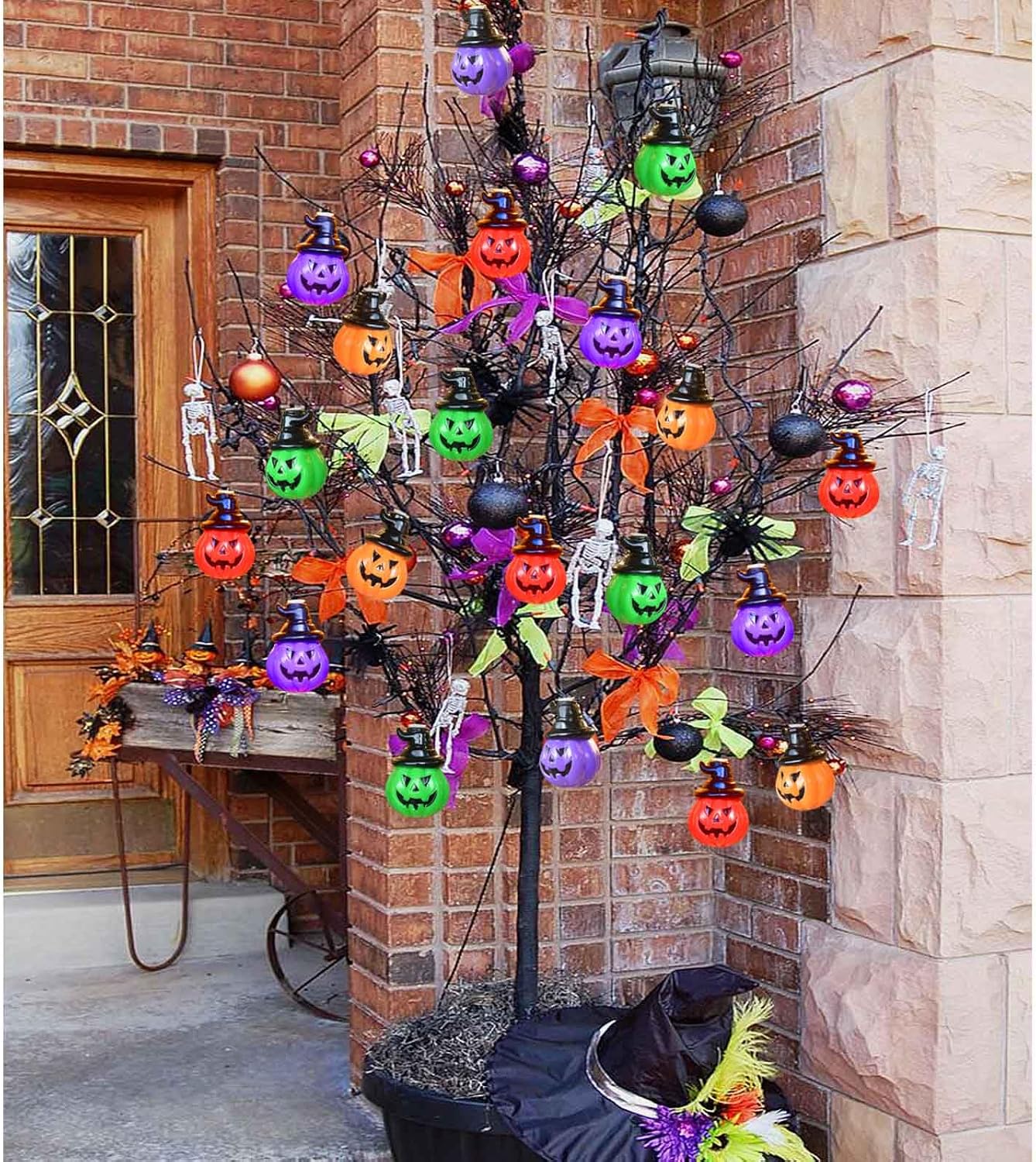 Halloween Kürbis Lichterkette, 20 LED, 3 Meter, batteriebetrieben