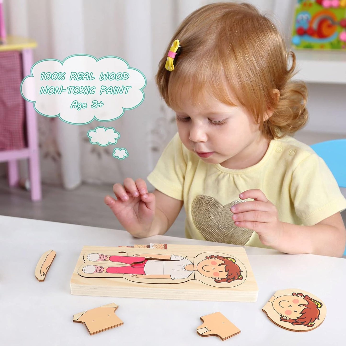 Mädchen-Anatomie-Puzzle