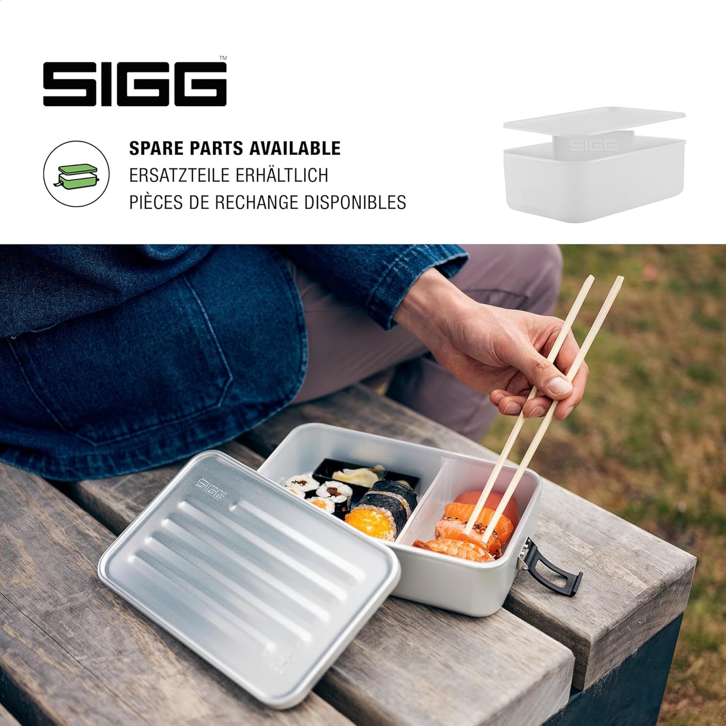 Lunch Box Plus S, Aluminium / small