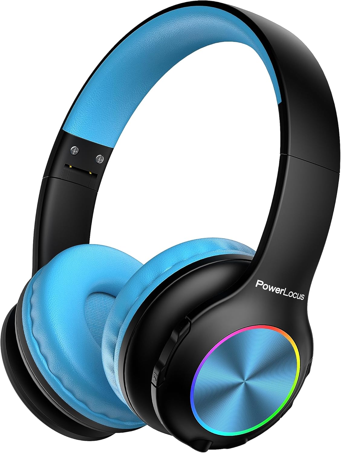 Kinderkopfhörer mit Bluetooth und Lautstärkebegrenzung, Schwarz/Blau
