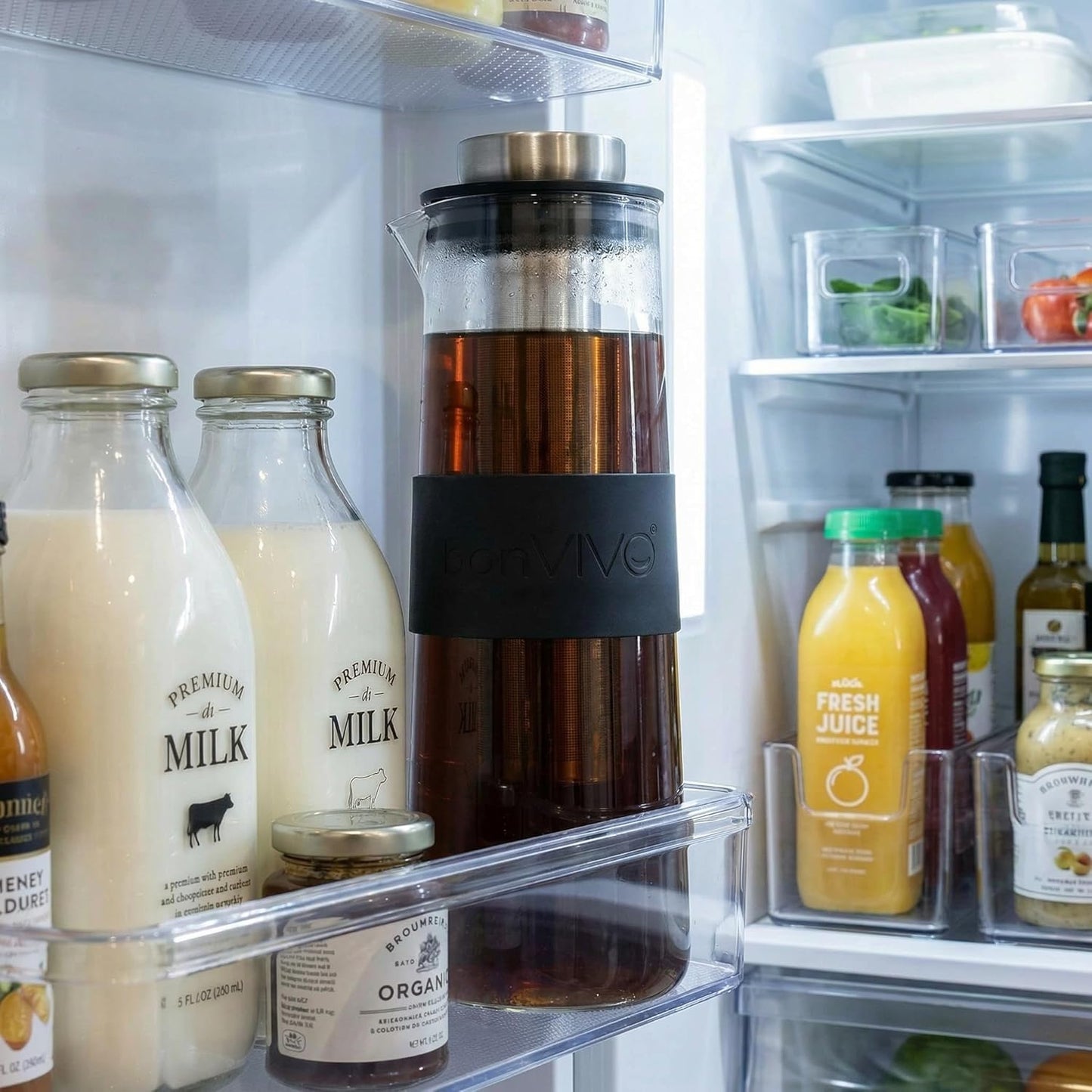 Cold Brew Kaffee & Eistee Maker mit Permanentfilter