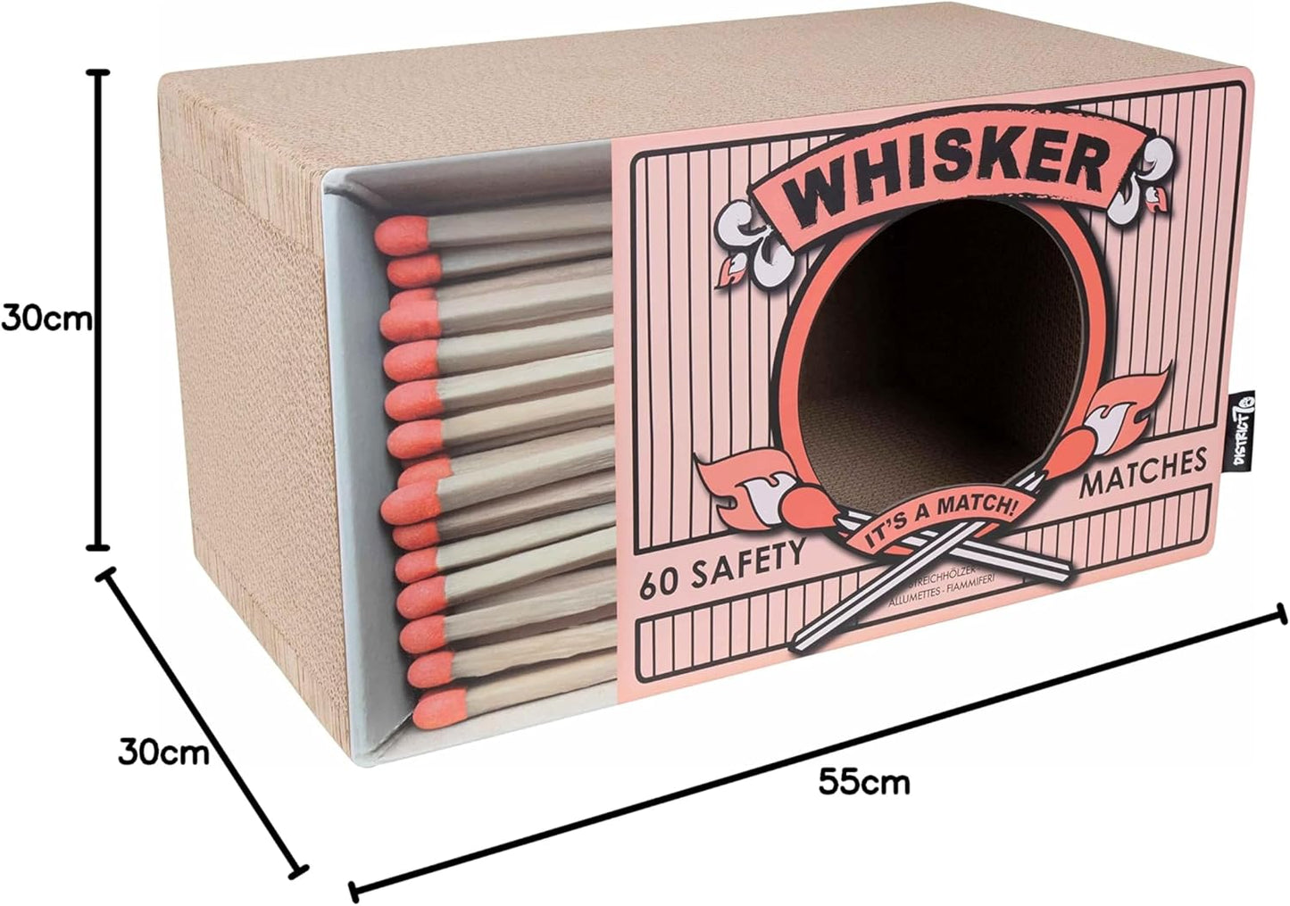 Kratzmöbel Whisker für Katzen, WHISKER Black