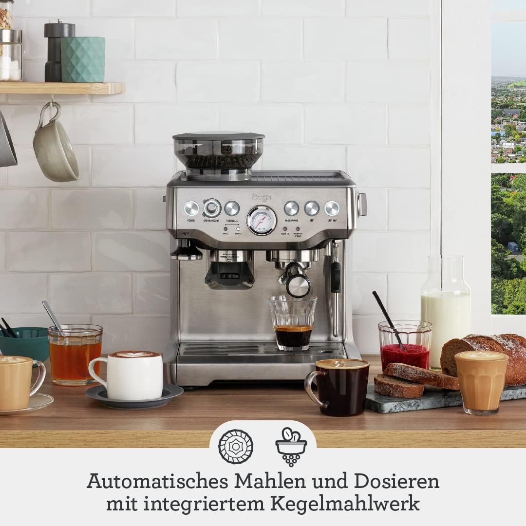 Barista Express Espressomaschine, Gebürsteter Edelstahl