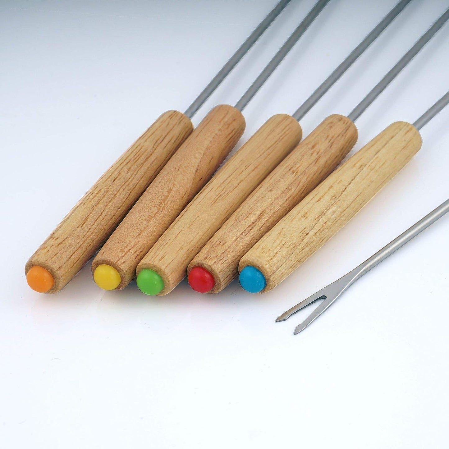 Fondue-Set, Schwarz / Creme Emailliert